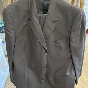 Kenneth Cole Tailored Suit - Brown/Grey